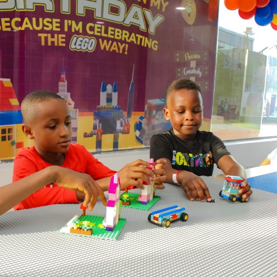 Children Building LEGO
