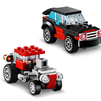 Flatbed Truck with Helicopter