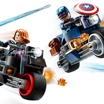 Black Widow & Captain America Motorcycles