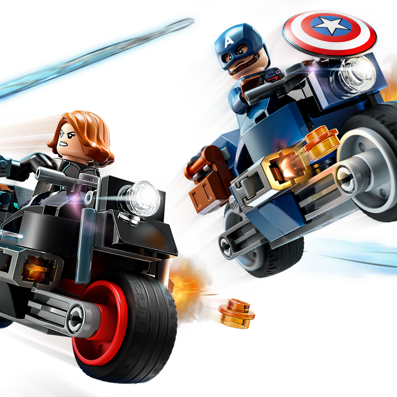 Black Widow & Captain America Motorcycles